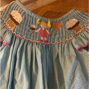 18 month smocked dress .